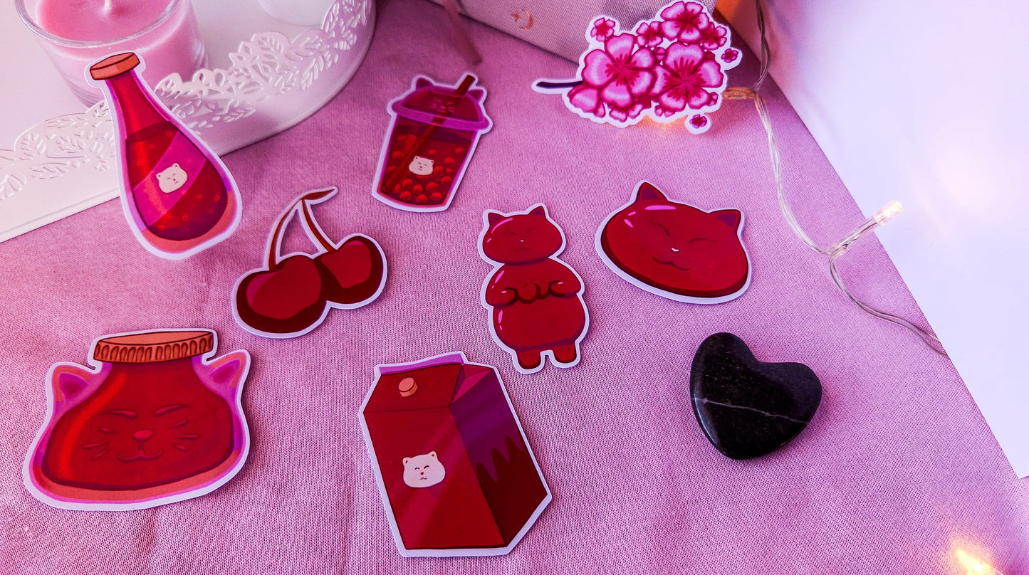 Fruit Cats - Cherry