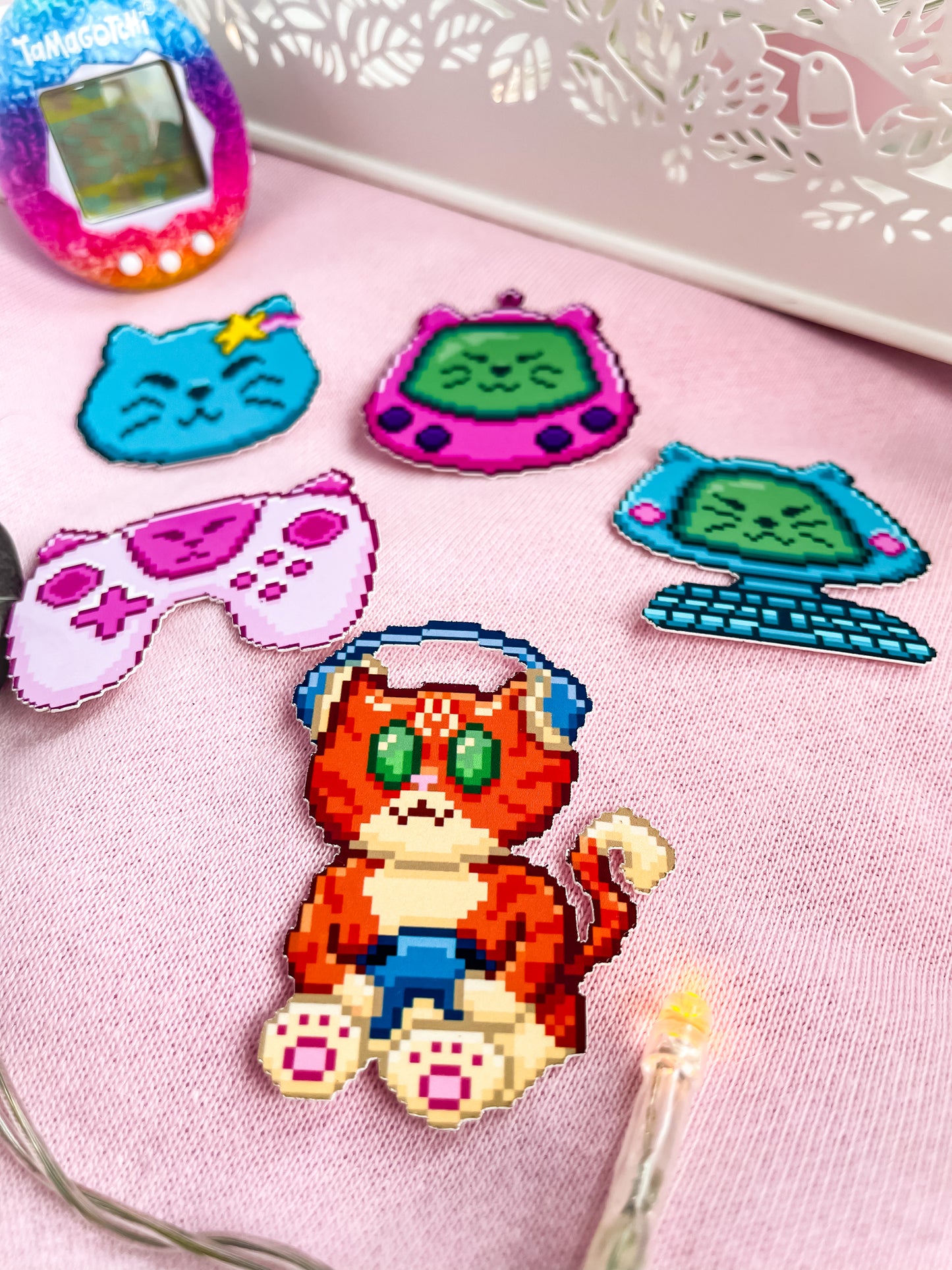 Gamer Cats Sticker Set
