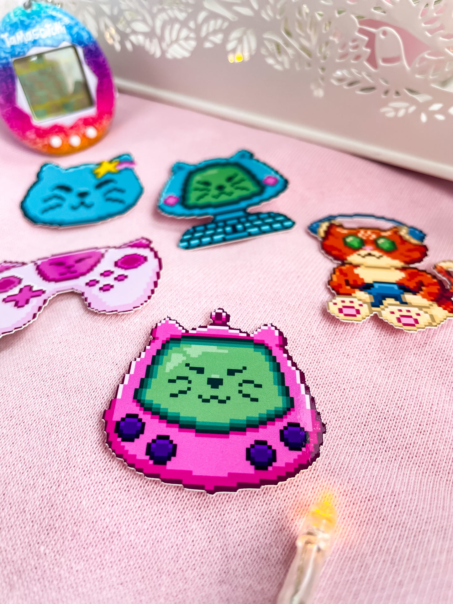Gamer Cats Sticker Set
